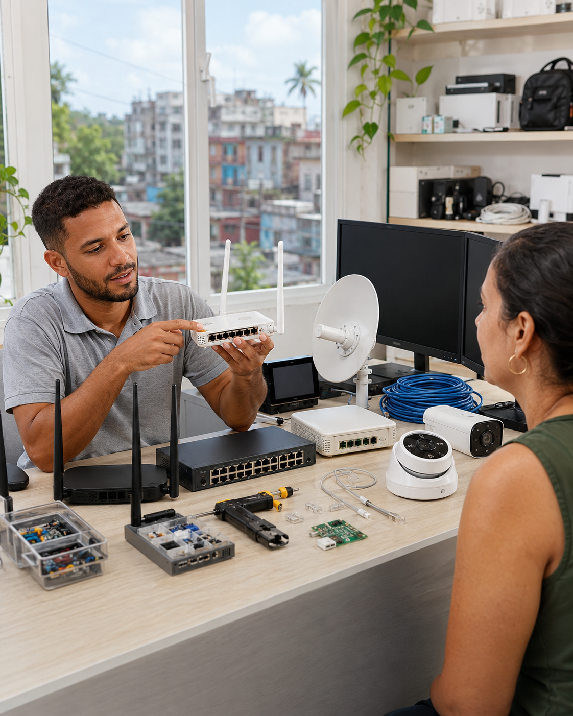 Equipos electrónicos y de telecomunicaciones